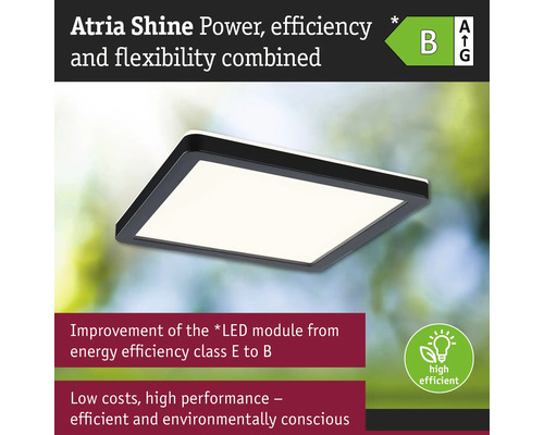 Atria Shine LED-taklampa med energieffektivitetsklass B