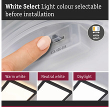 Ljus med valbar ljusfärg justerbar före installation