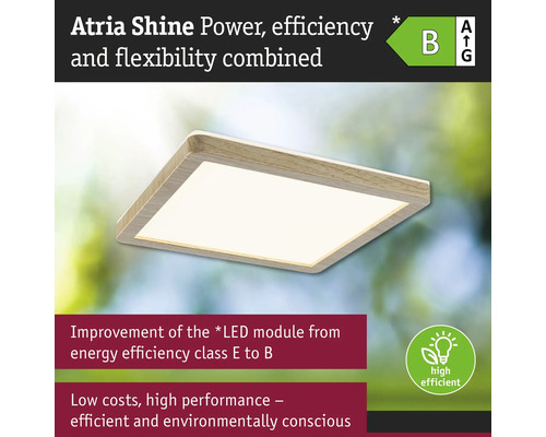 Atria Shine LED-taklampa med energieffektivitetsklass B