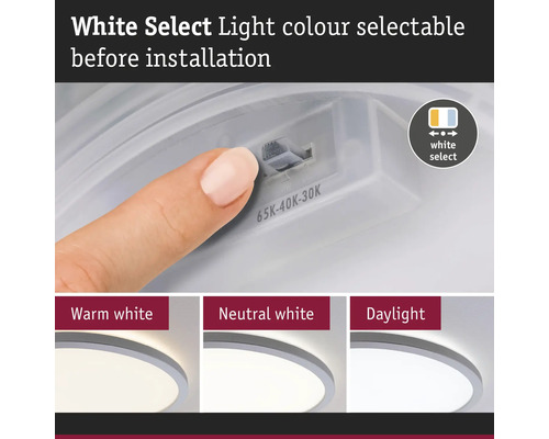 Justering av ljusfärg före installation