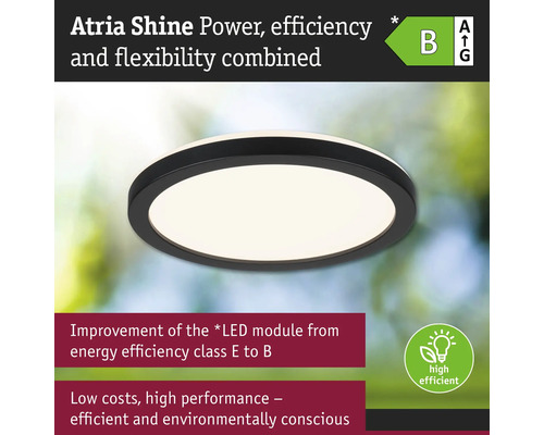 Atria Shine LED-taklampa med energieffektivitetsklass B