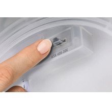 Justering av ljusfärg på en lampa