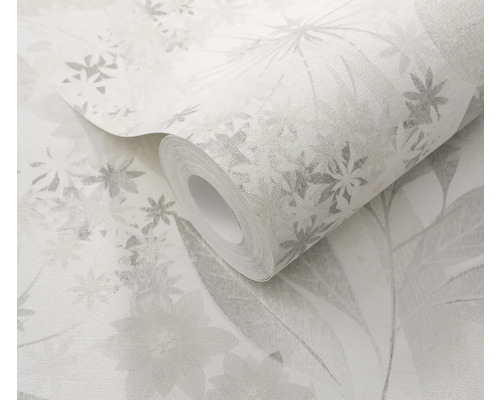 Tapetrulle med blommönster