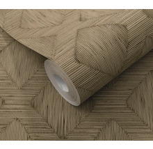 Rulle geometrisk tapet med kvadratiskt mönster