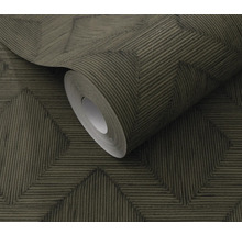 Tapetrulle med geometriskt sicksackmönster