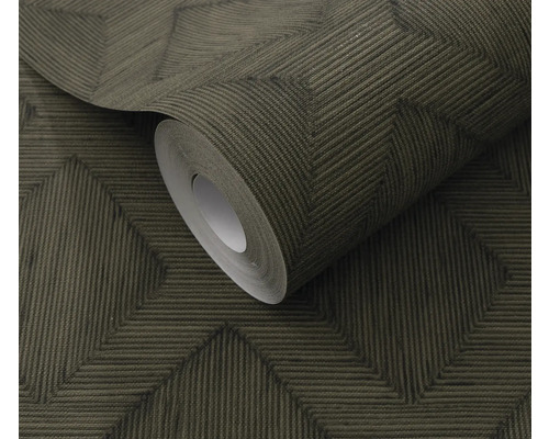 Tapetrulle med geometriskt sicksackmönster