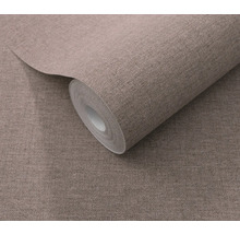 Rulle brun tapet med textilliknande utseende