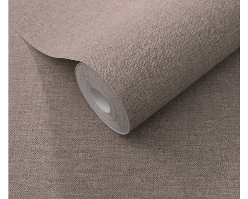 Rulle brun tapet med textilliknande utseende