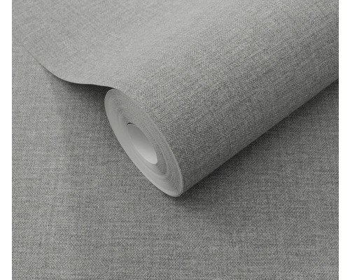 Rulle grå tapet med textilmönster