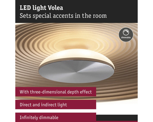 Volea LED-taklampa med dimmerfunktion