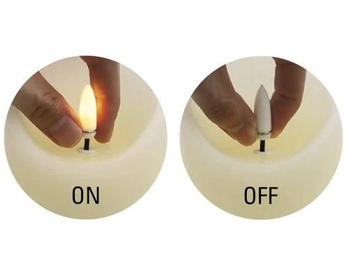 Demonstration av ett LED-ljus i på- och avläge