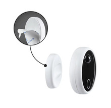 Trådlös dörrklocka med självhäftande fäste