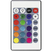 Fjärrkontroll för LED-belysning med färgval och ljuseffekter