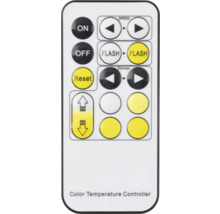 Fjärrkontroll för att reglera färgtemperaturen