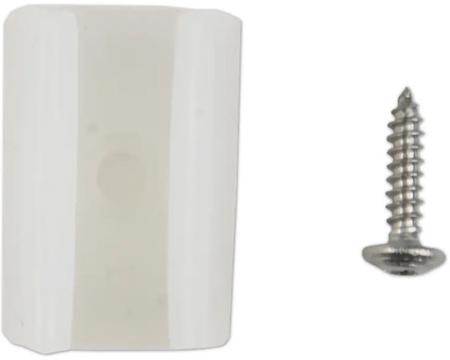 Plastdistans med skruv