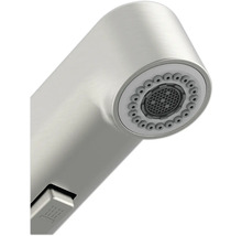 Närbild av ett köksblandarespruthuvud