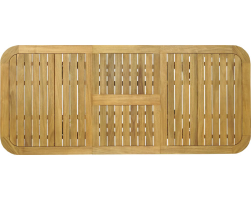 Bordskiva av trä med ribbmönster