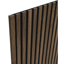 Träpanel med lameller för väggdekoration