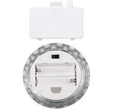 Batterifack på en LED-dekorationskula