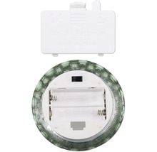 Batterifack för LED-dekorationskula med plats för två batterier