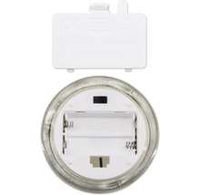 Batterifack för en dekorativ lampa för två batterier