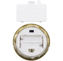 Batterifack för ett LED-ljus med plats för två AA-batterier