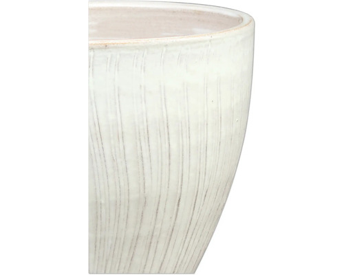 Detaljvy av en strukturerad blomkruka