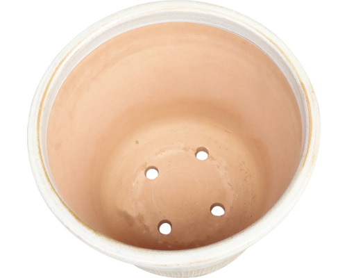 Terracotta blomkruka med dräneringshål