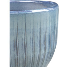 Närbild av en räfflad planteringslåda