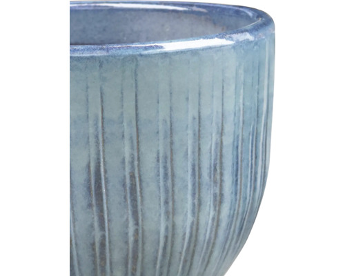 Närbild av en räfflad planteringslåda