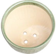 Keramisk blomkruka med dräneringshål