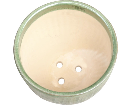 Keramisk blomkruka med dräneringshål