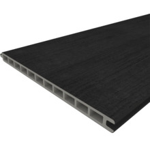 Mörk plastisk not och fjäder panel