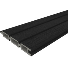 Mörk fasadprofil av plast