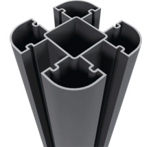 Aluminiumprofil i tvärsnitt