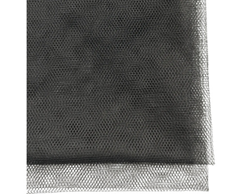 Svart myggnät textil