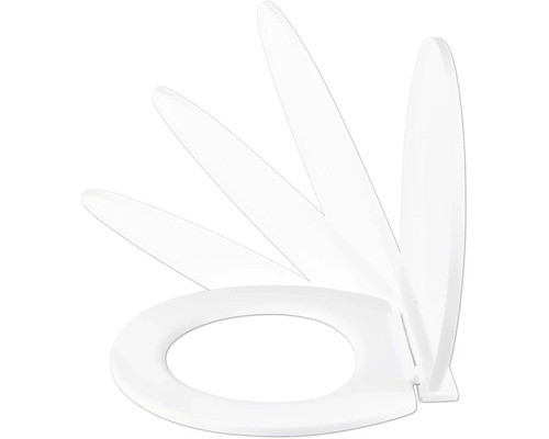 Toalettsits med olika öppningsvinklar