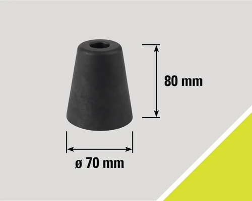 Skyddskåpa, diameter 70 mm, höjd 80 mm