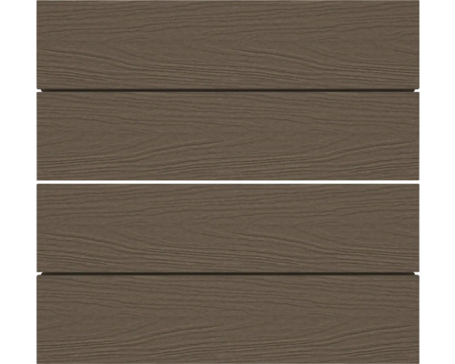 Fyra träpaneler med träådring