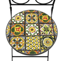 Sidobord med kakelmönster