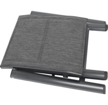 Trädgårdsfåtöljdyna i tyg med metallram