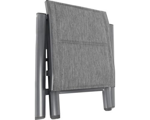Hopvikt trädgårdsstol med tygklädsel