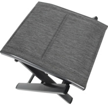 Hopfällbar fotpall med textilklädsel