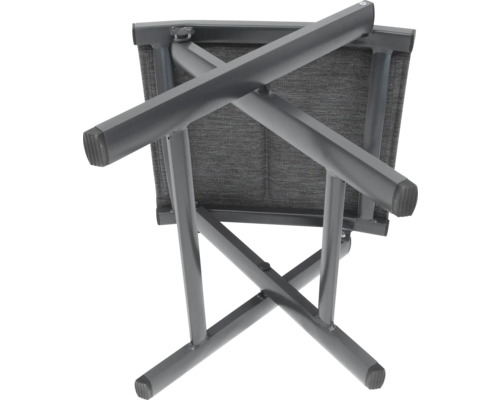 Vy från undersidan av en hopfällbar stol