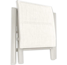 Fällbar trädgårdsstol med textilklädsel