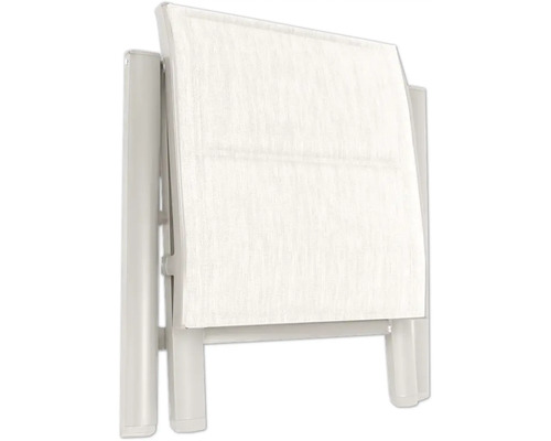 Fällbar trädgårdsstol med textilklädsel