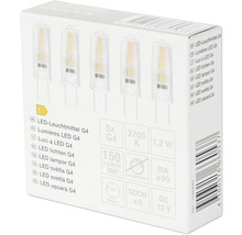 Förpackning LED-lampor G4, 5 stycken