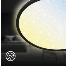 Rund taklampa med stjärnhimmeleffekt