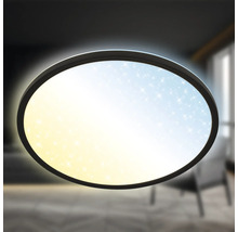 Oval taklampa med stjärnmönster