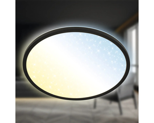 Oval taklampa med stjärnmönster